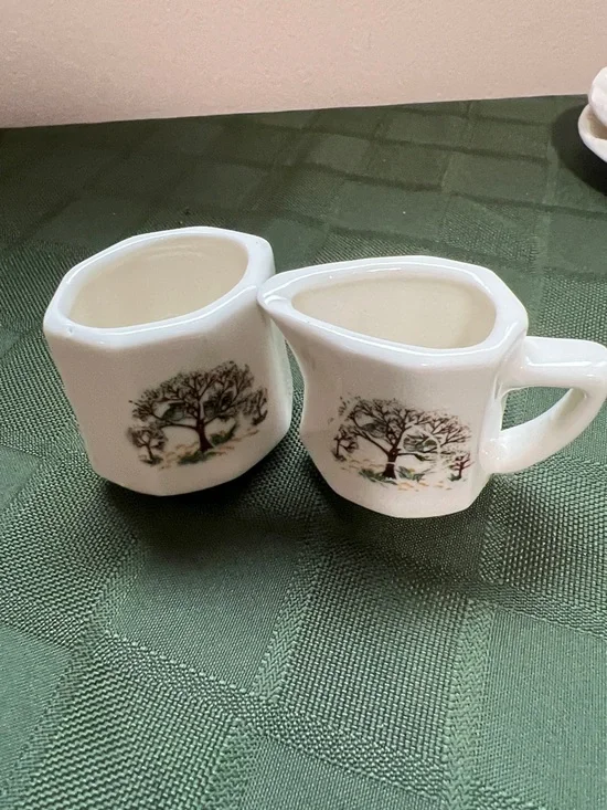 Vintage  1980s Woolworth Owl China Toy Tea Set - Picture 7 of 14